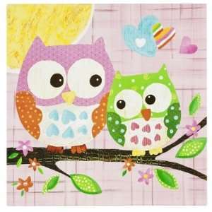  Oopsy Daisy too Owl Wall Art (21 x 21): Home & Kitchen