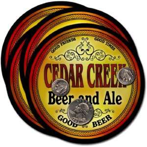 Cedar Creek , CO Beer & Ale Coasters   4pk