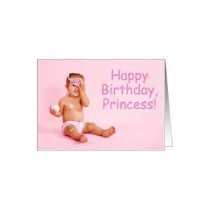    Happy Birthday, Princess (fallen tiara) Card Toys & Games
