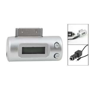  Gino FM Transmitter Silvery and Car Charger for Apple 