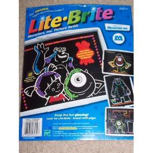  Lite Brite Monsters Inc Refill Pages Toys & Games