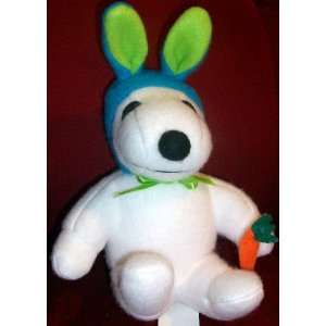   Plush Snoopy Easter Bunny Ears and Carrot Doll Toy Toys & Games