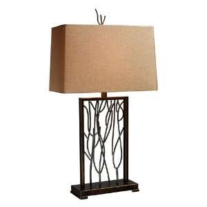  Table Lamp Aria Bronze And Iron W17 H33