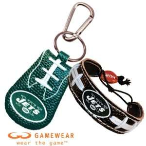 New York Jets Team Color Bracelet & Keychain Set  Sports 