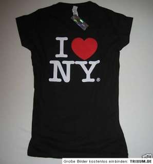 LOVE NY Schwarz Girls T Shirt NEW YORK NYC S M L XL  