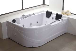 Diese Whirlpool Eckbadewanne mit einem geschmackvollen Design ,bietet 