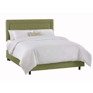  Border Bed in Sage Size Full Furniture & Decor