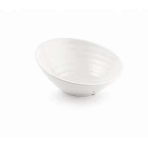 Frostone 6 Sloped Round Glitter Bowl in White  Kitchen 