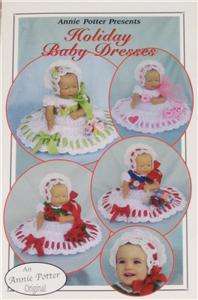 Holiday Baby Dresses Annies Attic Crochet Pattern  