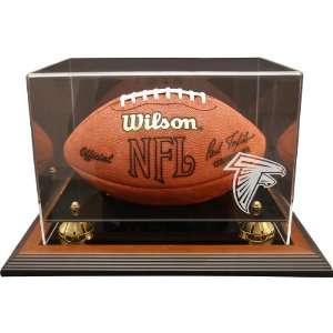 Caseworks Atlanta Falcons Zenith Football Display Case With Gold 