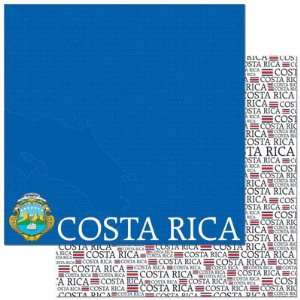  Passports: Costa Rica 12 x 12 Double Sided Paper: Arts 