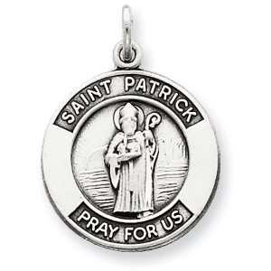  Sterling Silver Oxidized Saint Patrick Medal West Coast 
