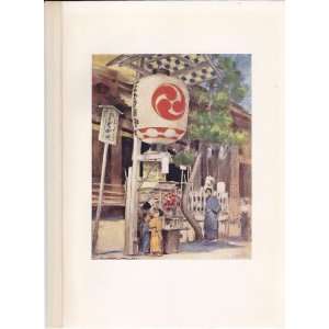 1905 Original Print The Giant Lantern from Japan A Record in Colour 