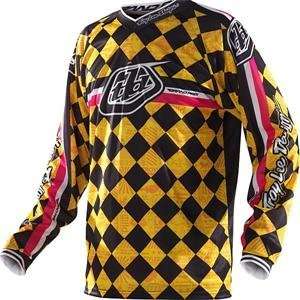   Lee Designs Youth GP Check It Jersey   Youth Medium/Yellow Automotive