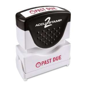  COSCO Shutter Stamp,PAST DUE Message Stamp   0.5 x 1.62 