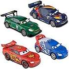 Disney Pixar Cars 2 ~ 4 Autos mit Licht McQueen Max Sch