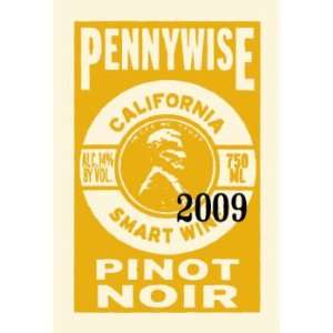  2010 Pennywise Pinot Noir 750ml Grocery & Gourmet Food