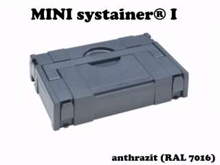MINI systainer I 1 Kasten Koffer Behälter 70x268x171mm  