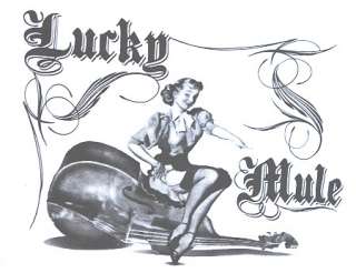 Lucky Bass SHIRT Kontrabass Rockabilly sexy Pin Up Mule Vintage 