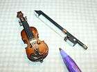 Miniature Heidi Ott Violin w/Bow (Large) for DOLLHOUSE Miniatures