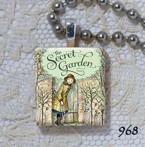 The Secret Garden  Tasha Tudor   Scrabble Charm  