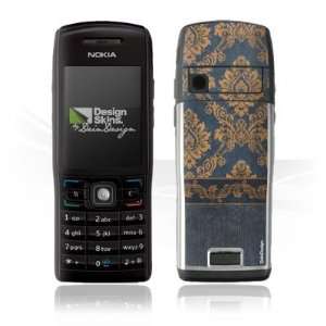  Design Skins for Nokia E50   Blue Barock Design Folie 