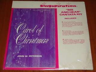 JOHN W. PETERSON   CAROL OF CHRISTMAS   EXTREMELY RARE STILL SEALED LP 