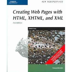   Web Pages With Html, Xhtml, And Xml Patrick Carey