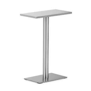  Zuo Dawlish Console Table, Stainless Steel