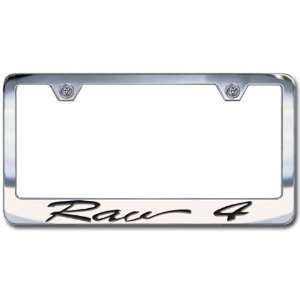  Toyota Rav4 Chrome Engraved License Plate Frame, Script 