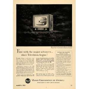   Ad RCA Victor Television Sets Universe Space Stars   Original Print Ad