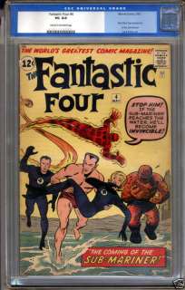 Fantastic Four #4 CGC 4.0 VG Universal  