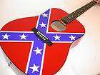 MAIN STREET   Rebel Flag Dreadnought Acoustic Guitar, Confederate