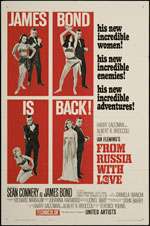 From Russia with Love 1963 Original U.S. One Sheet Movie Poster  