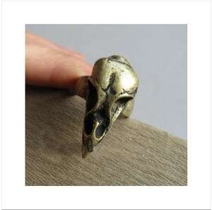 Ancient PUNK Retro Style Bird Skeleton Skull HOT Ring  