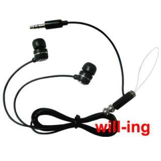   HEADPHONE EARPHONE EARBUDS FOR i Pod  MP4 Black New 