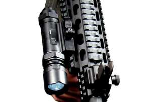 UTG LED Tactical Gun Flashlight Combat BLACK Rifle Carbine Shotgun 