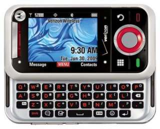 New Verizon Motorola Silver A455 Rival Vcast Cell Phone 0723755889545 