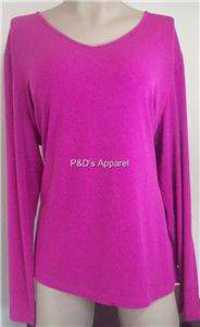 Susan Graver Womens Plus Size Clothing 1X 2X 3X Purple Shirt Top 