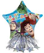 TOY Story Buzz Woody Birthday PARTY Balloon Weight Shimmer 20 