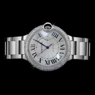 Mens Cartier Ballon Bleu Stainless Steel Watch  