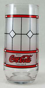ENJOY COCA COLA 16 oz. TUMBLER Stained Glass Look  