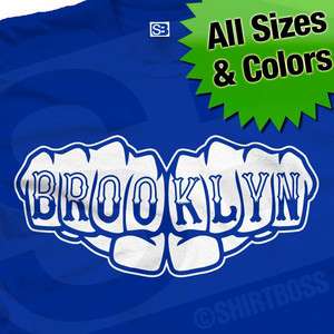 Brooklyn Fist Knuckle Tattoo Crooklyn New York T Shirt  