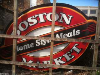Boston Market Restaurant Advertising Sign ~ Huge Oval  