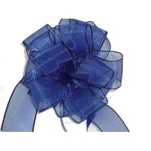Schleife blau ca.12cm Durchmesser Geschenkband Schleifenband für 