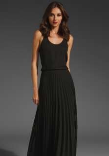 PARKER Pleated Maxi Dress in Ash 