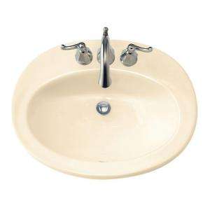 American Standard Piazza Self Rimming Drop in Bathroom Sink with 4 in 