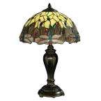 Tiffany Dragonfly Collection 22 in. Antique Bronze Table Lamp