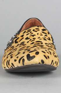 Jeffrey Campbell The Elegant Shoe in Giant Cheetah With Silver Studs 