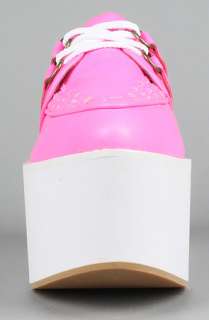 Jeffrey Campbell The Bundy Shoe in Neon Pink  Karmaloop   Global 